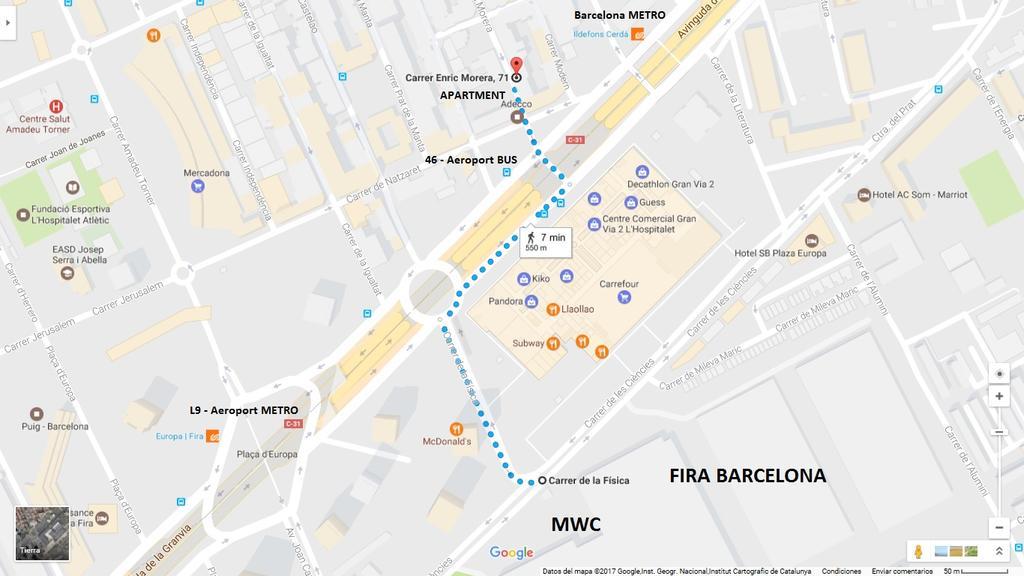 Apartamento Fira Barcelona 오스피탈레트 데 요브레가트 외부 사진